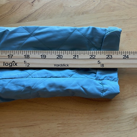 NEW Salomon Nova Hoodie Quilted Jacket Womens M‎ Full Zip Activewear Smoke Blue - Picture 10 of 13